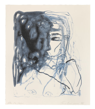 Tracey Emin (born 1963) These Feelings Were True The complete set of eight lithographs, 2020, five printed in blue and black, three printed in black, on Somerset Velvet wove paper, each signed, titled, dated and numbered 21/50 in pencil, printed at Counter Studio, Margate, published by Counter Editions, London, the full sheets, in very good condition, within the Counter Editions cardboard portfolioSheets 655 x 555mm. (25 7/8 x 21 7/8in.)(and smaller) image 5