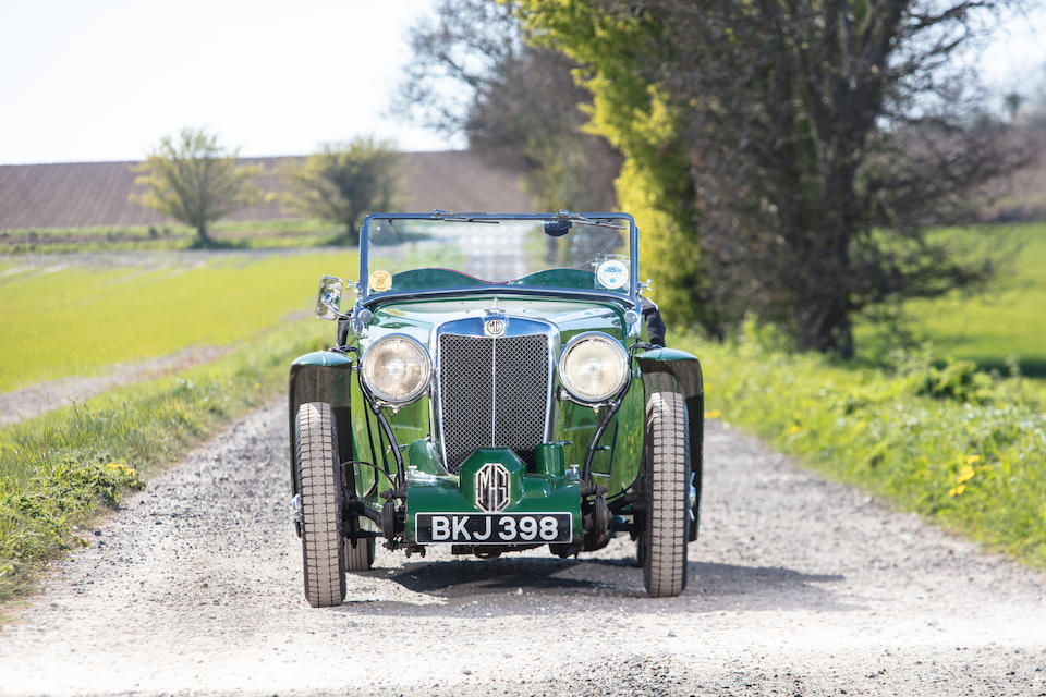 1934 MG NA Magnette Supercharged Sports  Chassis no. NA0431