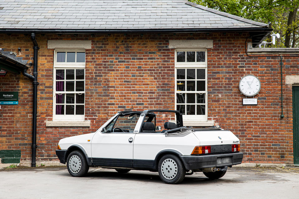 1986 Fiat Ritmo Cabriolet 100S  Chassis no. MPATFSHAT104009