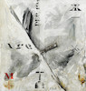 Thumbnail of Evgeny Rukhin (Russian, 1943-1976) Composition with a fork 69.3 x 66cm (27 1/4 x 26in). image 2