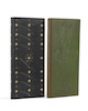 Thumbnail of SMITH (PHILIP) Partially used exercise book for binding notes, 1954; and another, both tall slim folio (335 x 145mm.) (2) image 1