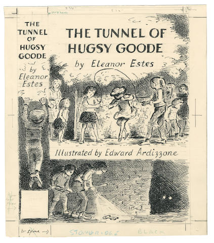ARDIZZONE (EDWARD) The complete original artwork by Ardizzone for "The Tunnel of Hugsy Goode" by Eleanor Estes, [1972]