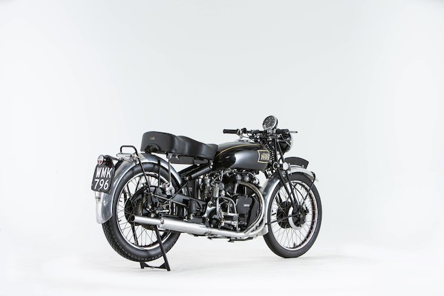 Offered from the National Motorcycle Museum Collection, 1949 Vincent-HRD 998cc Series-B Black Shadow  Frame no. R3588B Rear Frame No. R3588B Engine no. F10AB/1B/1688 Crankcase Mating No. Q7/Q7 image 14