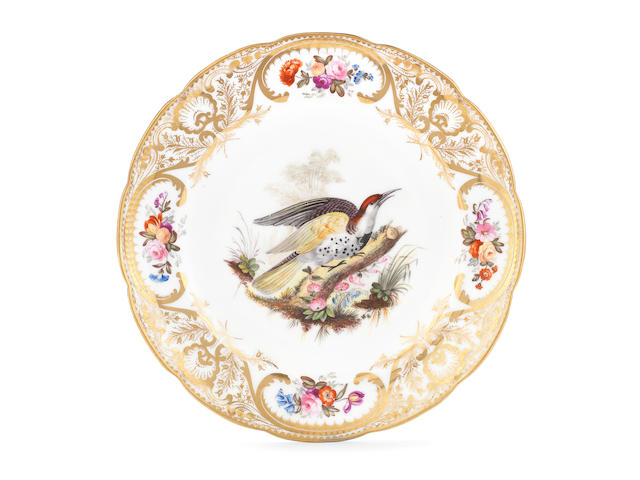 A good Nantgarw plate of Mackintosh type, circa 1818-20