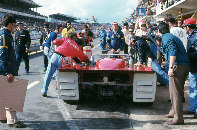 The ex-Autodelta/works-entered Le Mans 24-Hours 4th-place Ex-Andrea de Adamich/Nino Vaccarella ,1972 Alfa Romeo Tipo 33 TT3 3-Litre Racing Sports-Prototype  Chassis no. AR 11572/010 image 23
