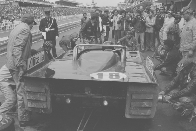 The ex-Autodelta/works-entered Le Mans 24-Hours 4th-place Ex-Andrea de Adamich/Nino Vaccarella ,1972 Alfa Romeo Tipo 33 TT3 3-Litre Racing Sports-Prototype  Chassis no. AR 11572/010 image 13