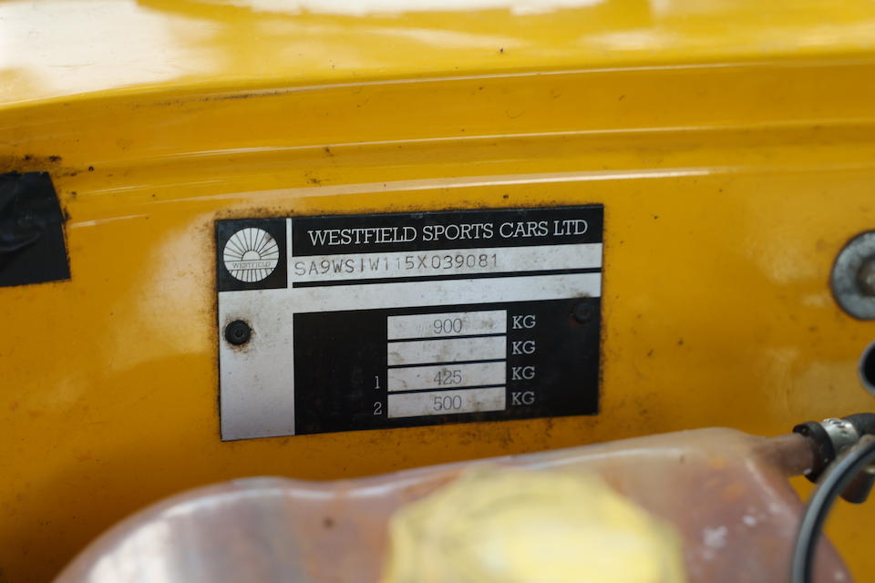 2006 Westfield 1800i  Chassis no. SA9WS1W115X039081