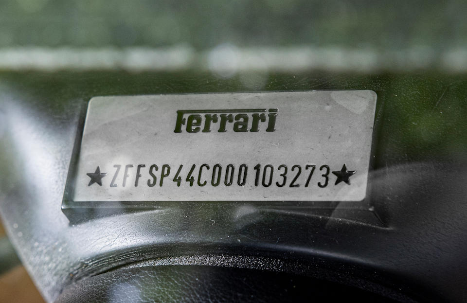 Rare manual transmission model,1995 Ferrari 456 GT Coup&#233;  Chassis no. ZFFSP44C000103273