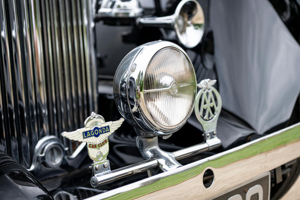 The Stan West Collection,1937 Lagonda LG45 Saloon De Ville  Chassis no. 12257/G/10