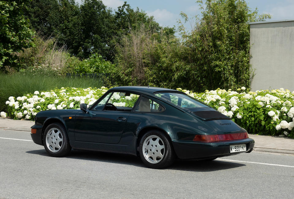 One registered owner from new,1990 Porsche 911 Type 964 Carrera 4 Coup&#233;  Chassis no. WP0ZZZ96ZLS405342 Engine no. 62L10662