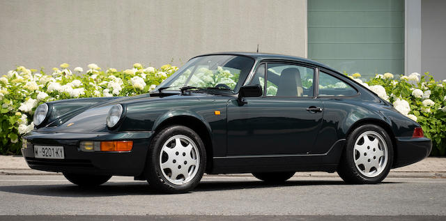 One registered owner from new,1990 Porsche 911 Type 964 Carrera 4 Coup&#233;  Chassis no. WP0ZZZ96ZLS405342 Engine no. 62L10662