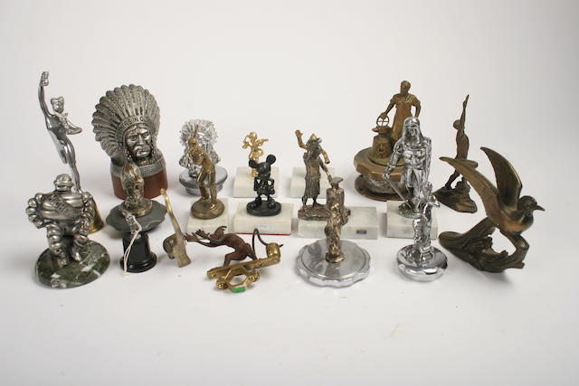 Assorted mascots and metalware figures,   ((Qty))