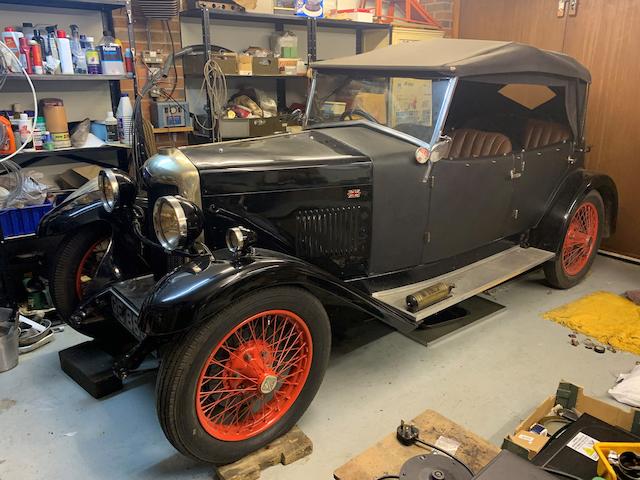 Property of a deceased's estate,1929 Riley 9hp Mk IV Tourer  Chassis no. 606287