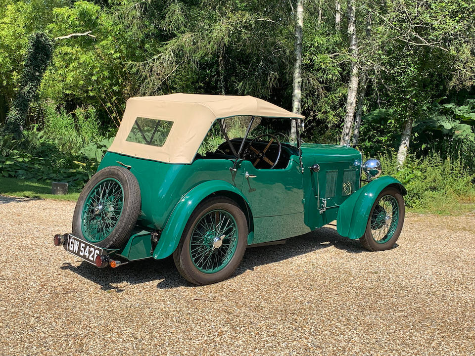 1935 Wolseley Hornet 1&#189;-Litre Tourer  Chassis no. 274 51 Car no. 105274