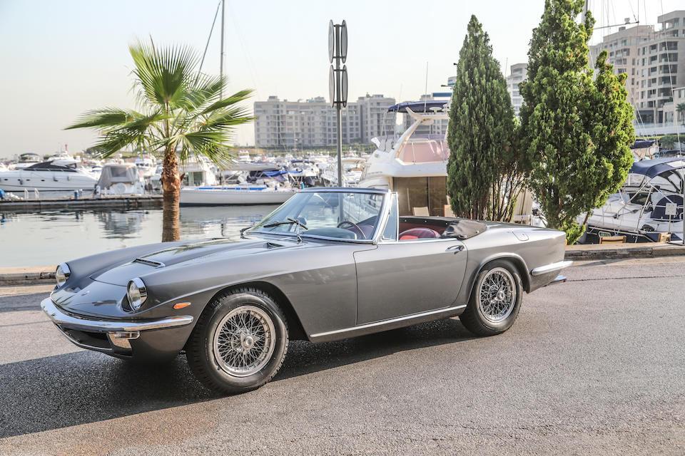 Formerly owned by HRH Prince Sultan Bin Saoud,1964 Maserati 3.5-Litre Mistral Spyder  Chassis no. AM109*S*005
