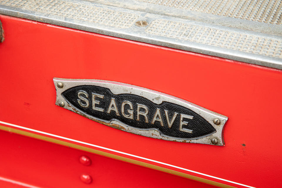 1921 Seagrave 12-Litre Fire Engine  Chassis no. 27627