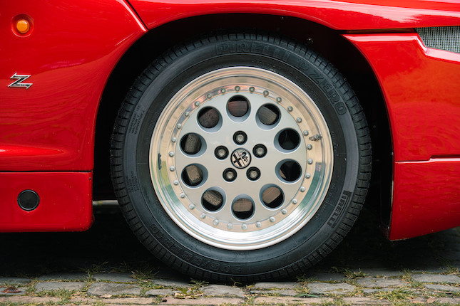 Only 1,300 kilometres from new,1991 Alfa Romeo  SZ Coupé  Chassis no. ZAR16200003000590 Engine no. AR61501000600 image 41