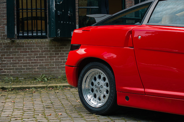 Only 1,300 kilometres from new,1991 Alfa Romeo  SZ Coupé  Chassis no. ZAR16200003000590 Engine no. AR61501000600 image 38