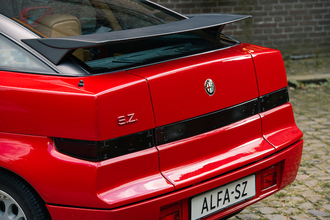 Only 1,300 kilometres from new,1991 Alfa Romeo  SZ Coupé  Chassis no. ZAR16200003000590 Engine no. AR61501000600 image 37
