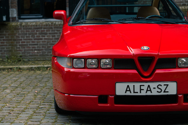 Only 1,300 kilometres from new,1991 Alfa Romeo  SZ Coupé  Chassis no. ZAR16200003000590 Engine no. AR61501000600 image 31