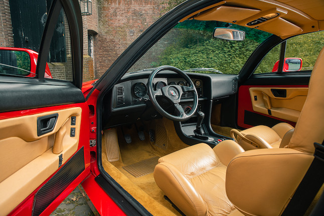 Only 1,300 kilometres from new,1991 Alfa Romeo  SZ Coupé  Chassis no. ZAR16200003000590 Engine no. AR61501000600 image 13