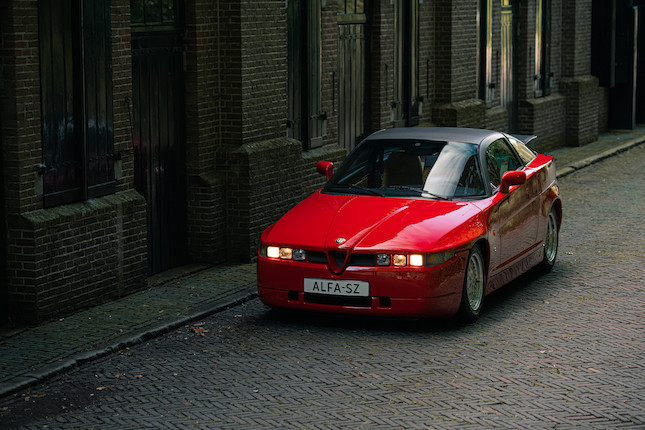 Only 1,300 kilometres from new,1991 Alfa Romeo  SZ Coupé  Chassis no. ZAR16200003000590 Engine no. AR61501000600 image 9