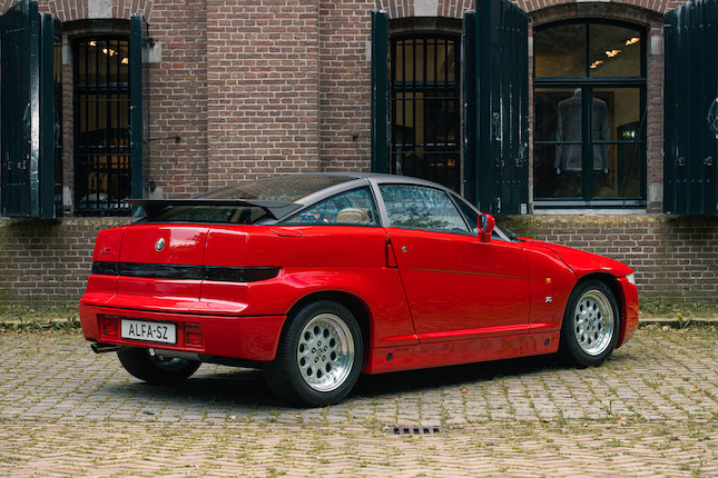 Only 1,300 kilometres from new,1991 Alfa Romeo  SZ Coupé  Chassis no. ZAR16200003000590 Engine no. AR61501000600 image 3