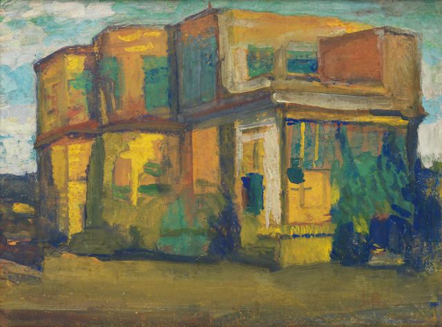 Jamini Roy (Indian, 1887-1972) Untitled (House)