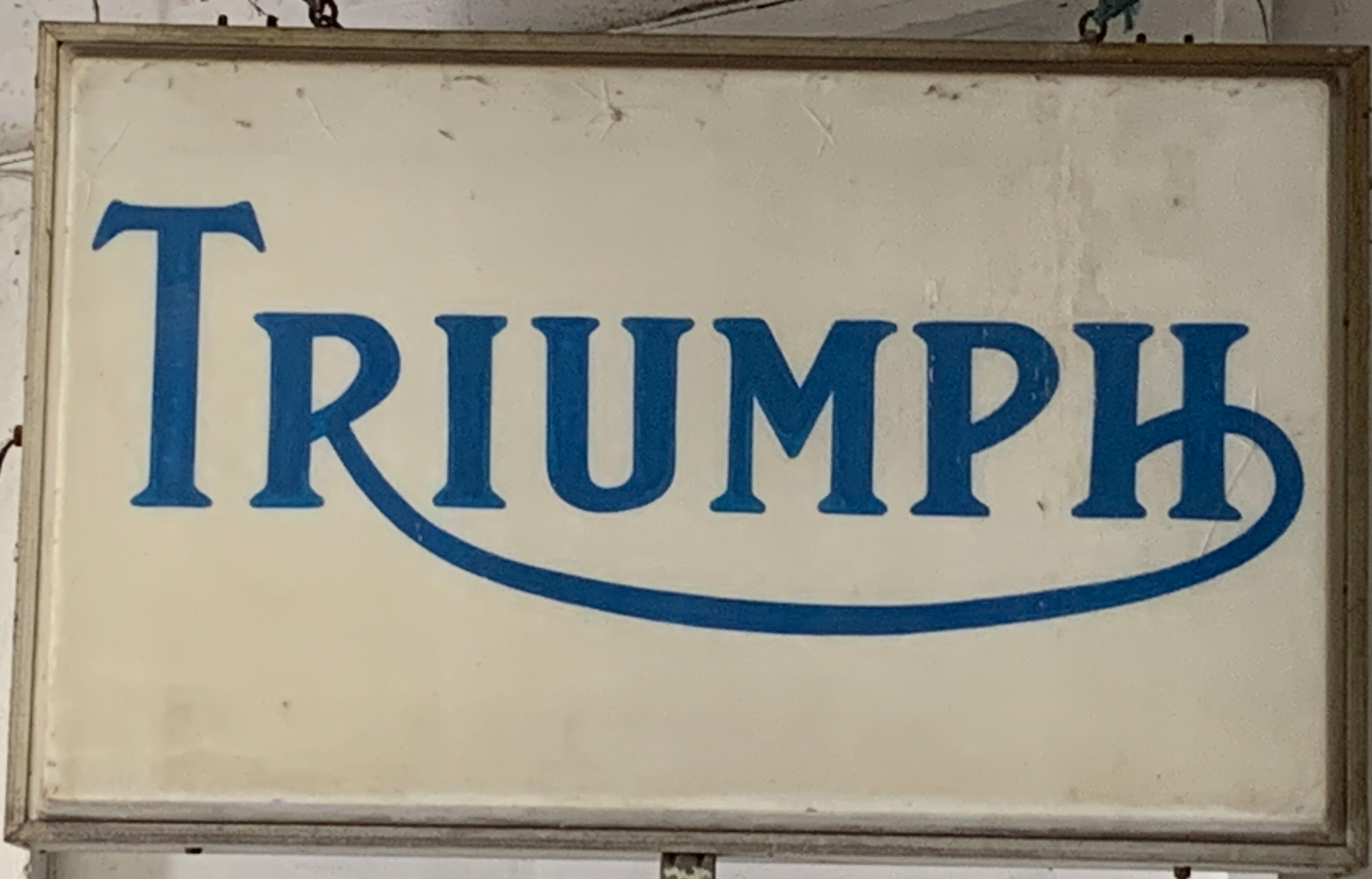 Triumph Led Sign Bonhams Cars : A Triumph illuminated sign