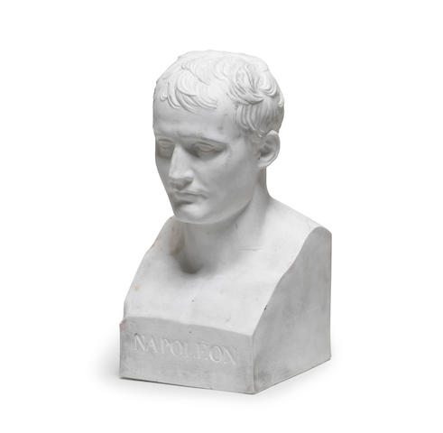 A S&#232;vres bust of Napoleon I, second half 19th century
