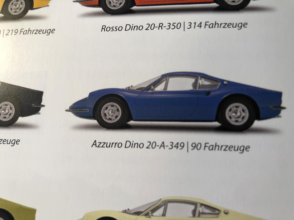 Ferrari Classiche certified,1971 Ferrari Dino 246 GT 'E' Series  Chassis no. 02650 Engine no. 1117