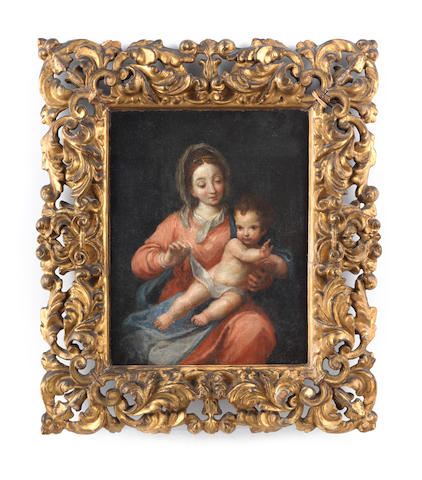 Follower of Carlo Maratta (Camerano 1625-1713 Rome) The Madonna and Child