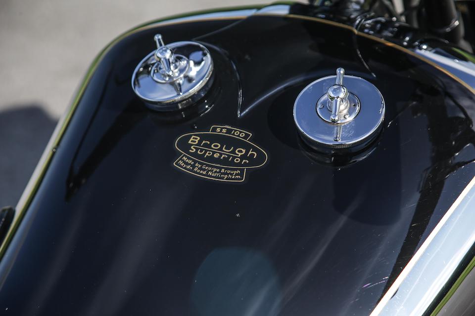 'Old Stormalong', a highly original and matching numbers example,1939 Brough Superior SS100  Chassis no. M1/2161 Engine no. BS/X21094