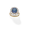 Thumbnail of SAPPHIRE AND DIAMOND CLUSTER RING image 3