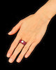 Thumbnail of DIAMOND AND RUBY RING image 2