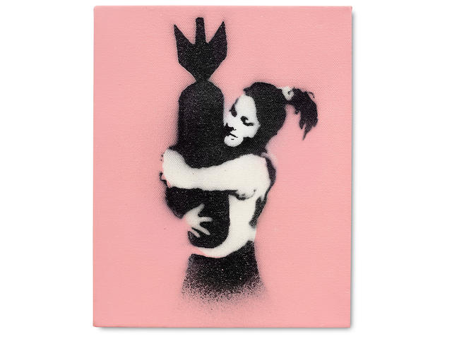 Banksy (B. 1975) Bomb Love 2002