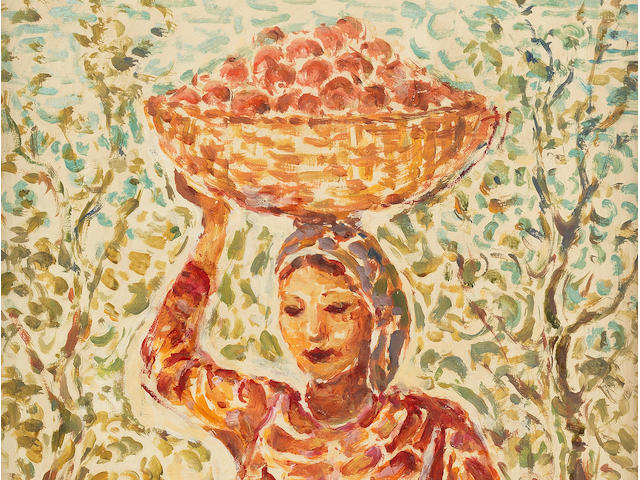 Inji Efflatoun (Egypt, 1924-1984) The Fruit Carrier