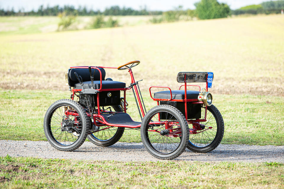 c.1900 Bruneau  Quadricycle  Chassis no. 371 Engine no. 1003