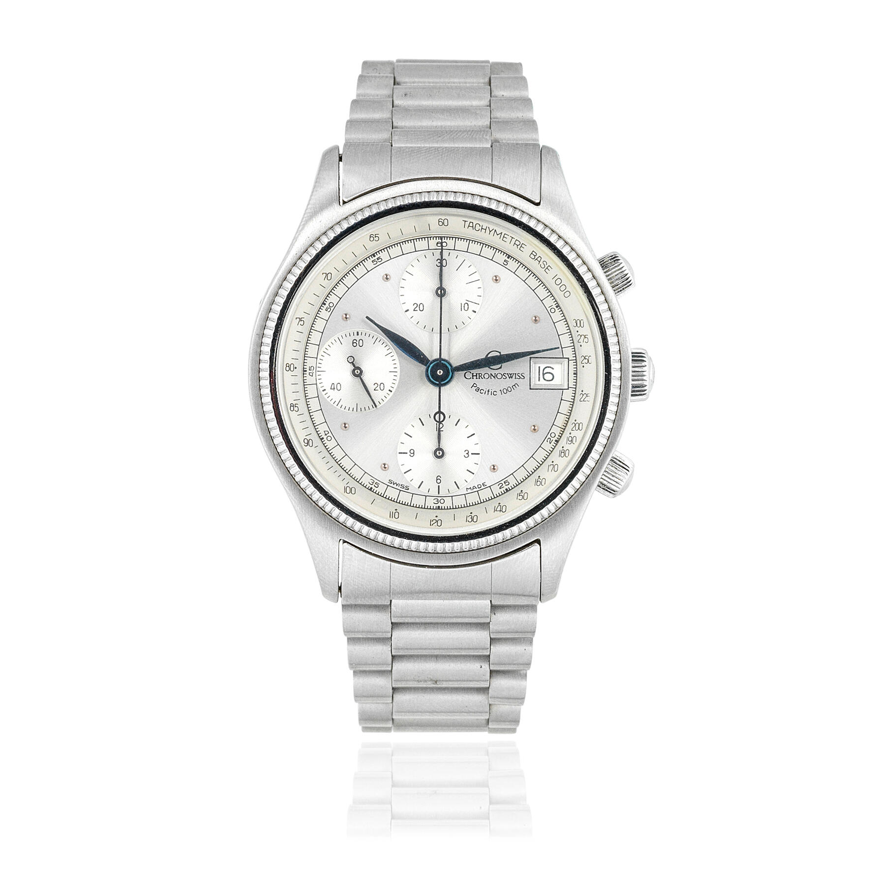 Bonhams : Chronoswiss A stainless steel automatic calendar chronograph Bonhams : Chronoswiss A stainless steel automatic calendar chronograph