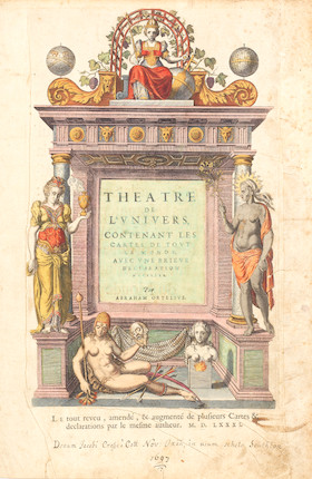Bonhams : ORTELIUS (ABRAHAM) Théâtre de l'univers, contenant les cartes ...