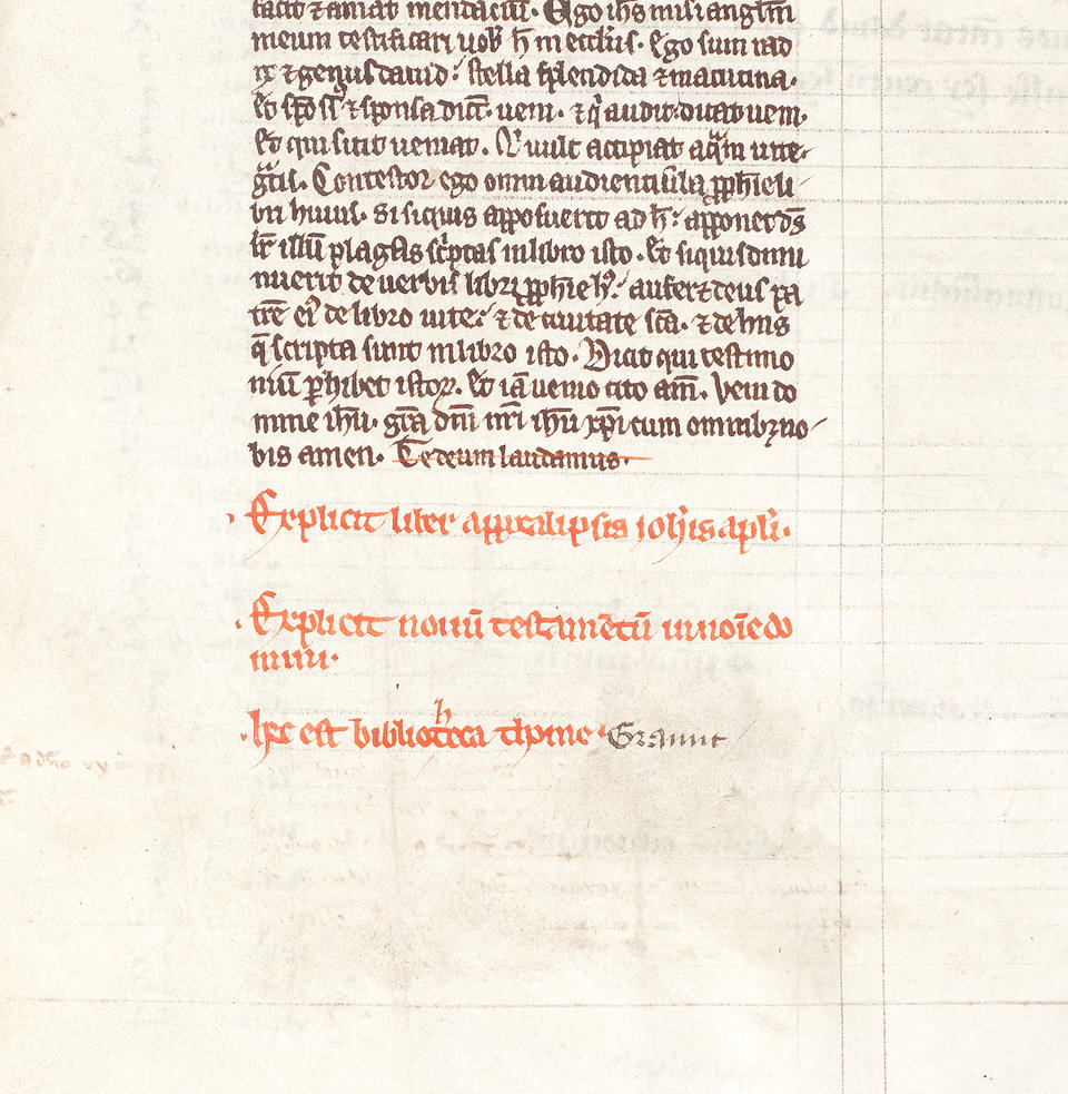 BIBLE, in Latin Manuscript on vellum, [England or Northern France, mid-thirteenth century]
