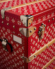 Thumbnail of Louis Vuitton x Supreme A Limited Edition Red And White Monogram Malle Courrier 90 Trunk, 2019 (includes padlock, keys and cloche) image 3