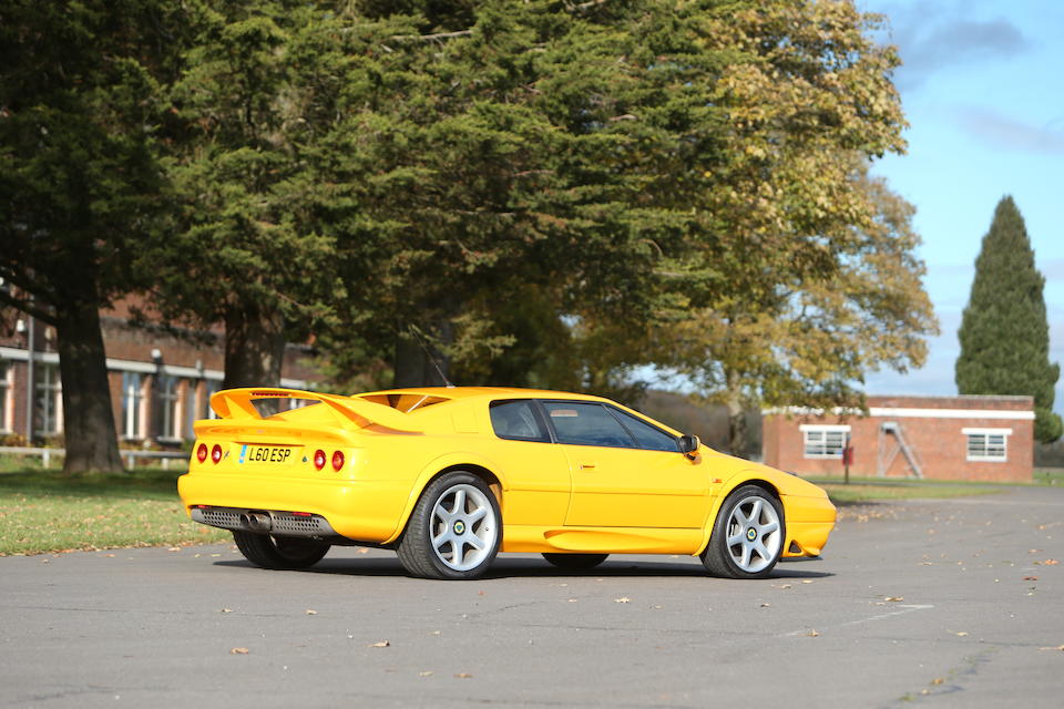 1998 Lotus Esprit V8 GT Coup&#233;  Chassis no. SCCDA0826WHC15513 Engine no.  LL918980329958