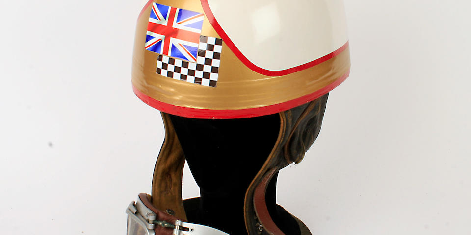 Mike Hailwood: A Cromwell pudding basin helmet  ((2))