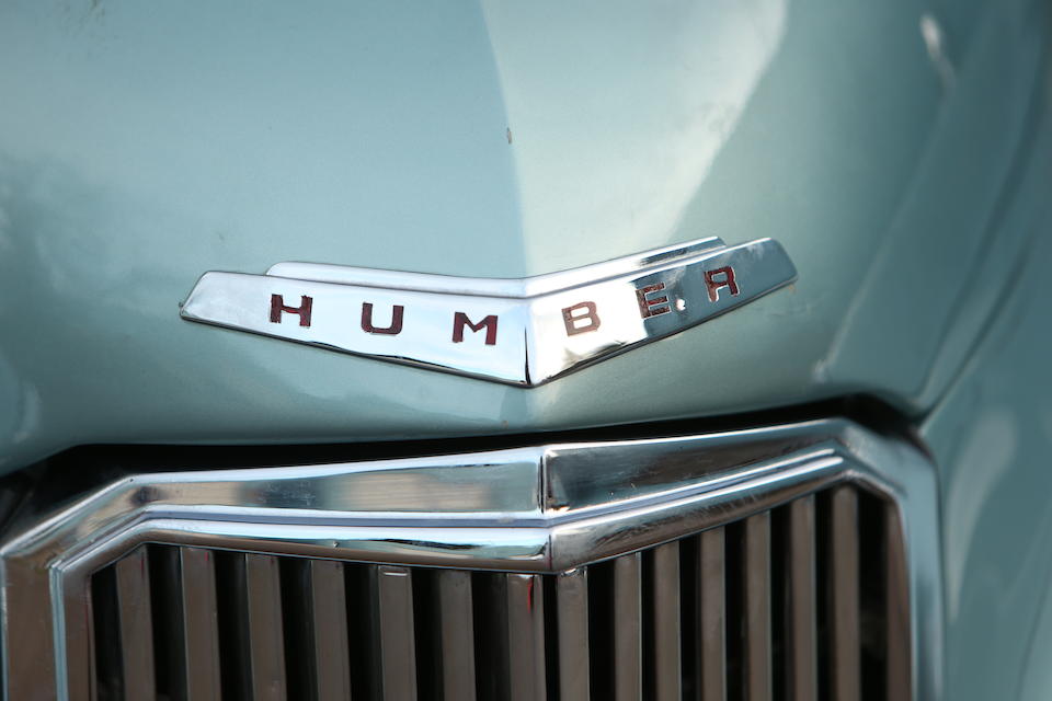1949 Humber Super Snipe MkII  Chassis no. 8801844