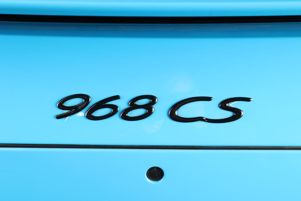 1995 Porsche 968 Club Sport Coup&#233;  Chassis no. WP0ZZZ96ZSS815260