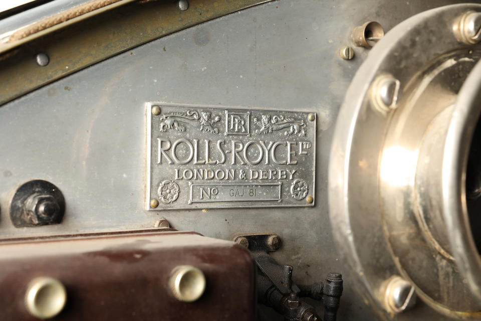 Formerly the property of the Maharajah of Burdwan,1927 Rolls-Royce 20HP Tourer  Chassis no. GAJ81