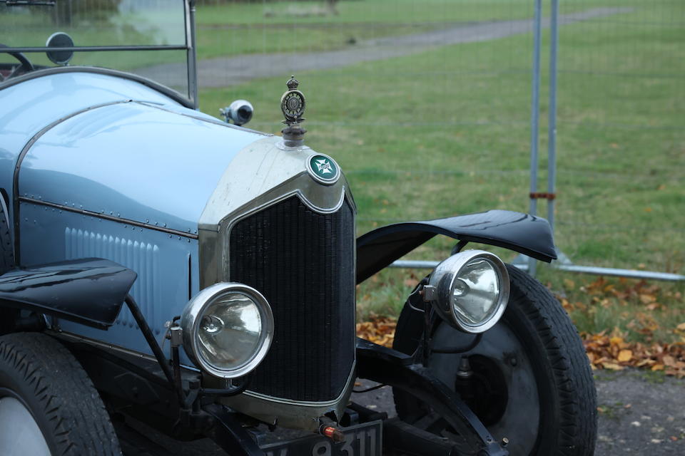1923 Crossley 19.6hp Two-seater-plus-Dickey  Chassis no. 16712