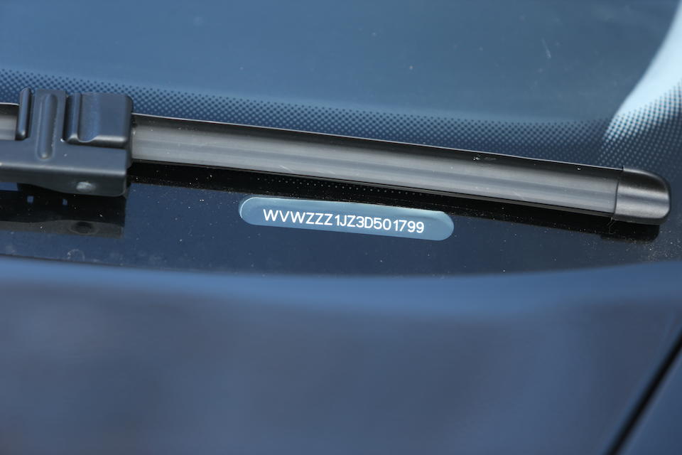 2003 Volkswagen  Golf R32  Chassis no. WWWZZZ1JZ3D501799 Engine no. BFH004739