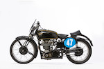 Thumbnail of The ex-Les Graham, Swiss Grand Prix-winning, 1948 Velocette 348cc KTT MkVIII Racing Motorcycle Frame no. SF 121 Engine no. KTT 973 image 10